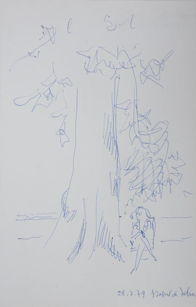 Isabel DE SILVA :, Dessin original (vue générale) - Crédit photo : Galerie Art.Paris