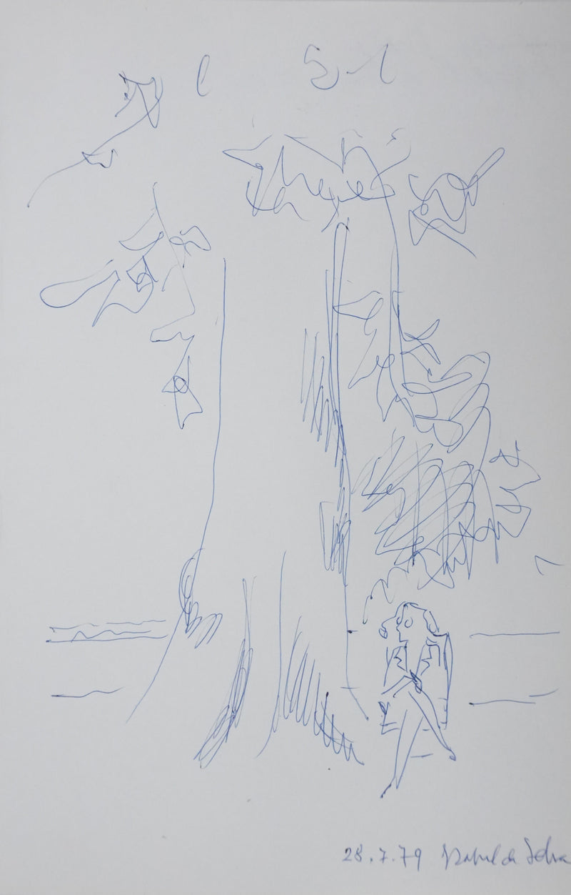 Isabel DE SILVA :, Dessin original (vue générale) - Crédit photo : Galerie Art.Paris