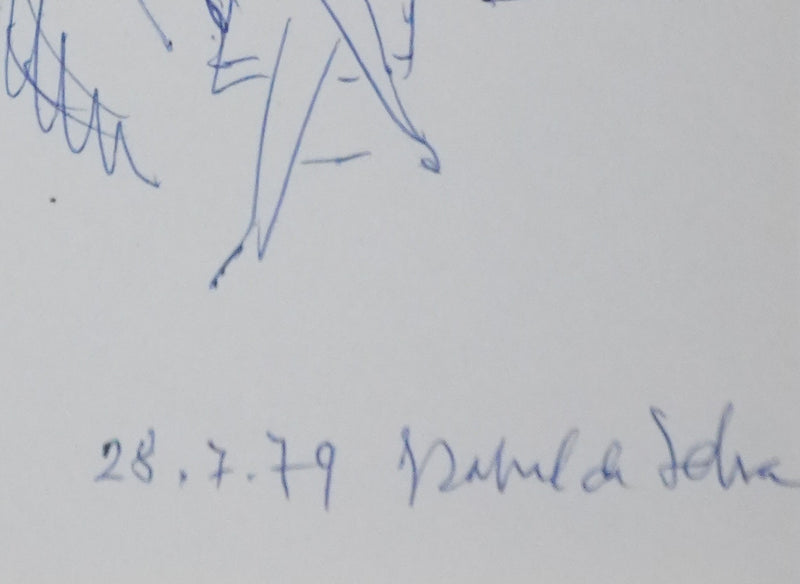 Isabel DE SILVA :, Dessin original (photo de détail 2) - Crédit photo : Galerie Art.Paris