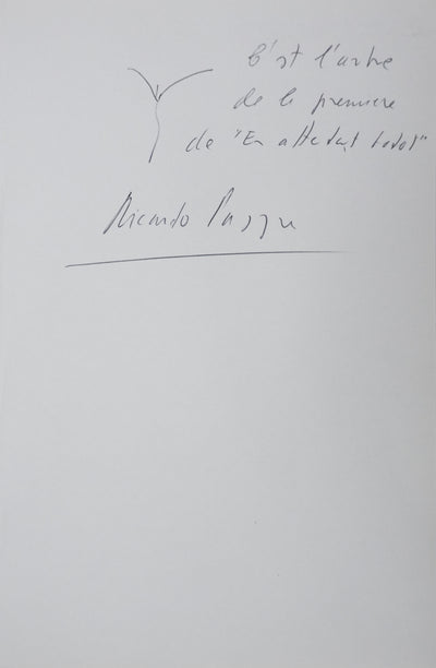 Autographe original de Ricardo PASEYRO (photo de détail 2) - Crédit photo : Galerie Art.Paris