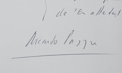 Autographe original de Ricardo PASEYRO (photo de détail 3) - Crédit photo : Galerie Art.Paris