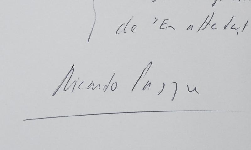 Autographe original de Ricardo PASEYRO (photo de détail 3) - Crédit photo : Galerie Art.Paris