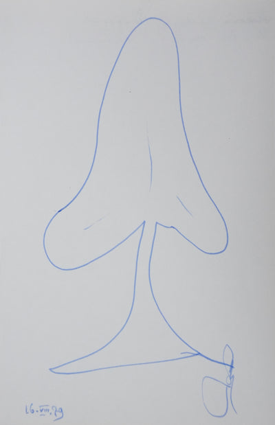 Jean-Louis FUNCK-BRENTANO : L'arbre médical, Autographe et dessin original signé