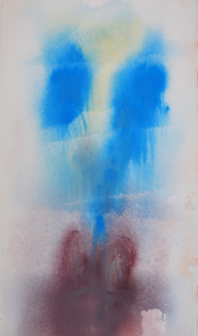 Georges HUGNET : Impression féminine, Gouache originale signée