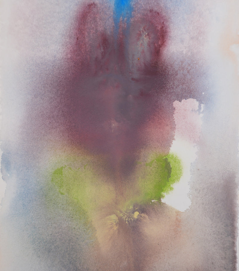 Georges HUGNET : Impression féminine, Gouache originale signée