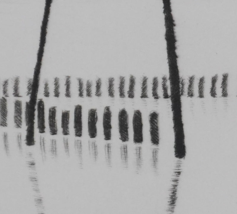 Camille COMBE : Près du paradis des oiseaux, Gravure originale signée