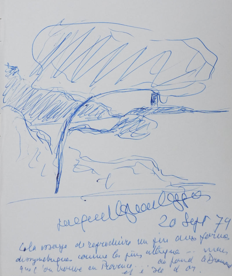 Autographe original de Jacques RAPHAËL-LEYGUES (photo de détail 3) - Crédit photo : Galerie Art.Paris