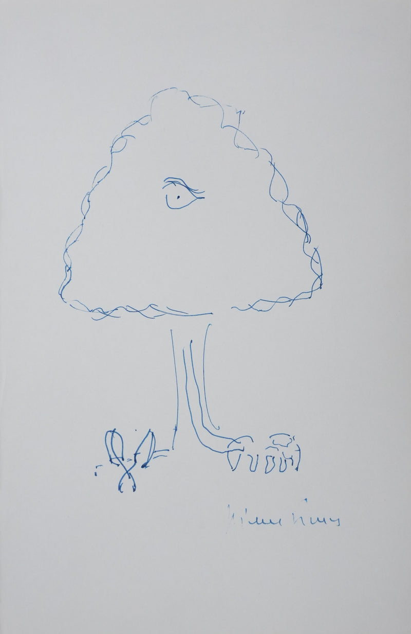 Autographe original de Pierre SIMON (vue générale) - Crédit photo : Galerie Art.Paris