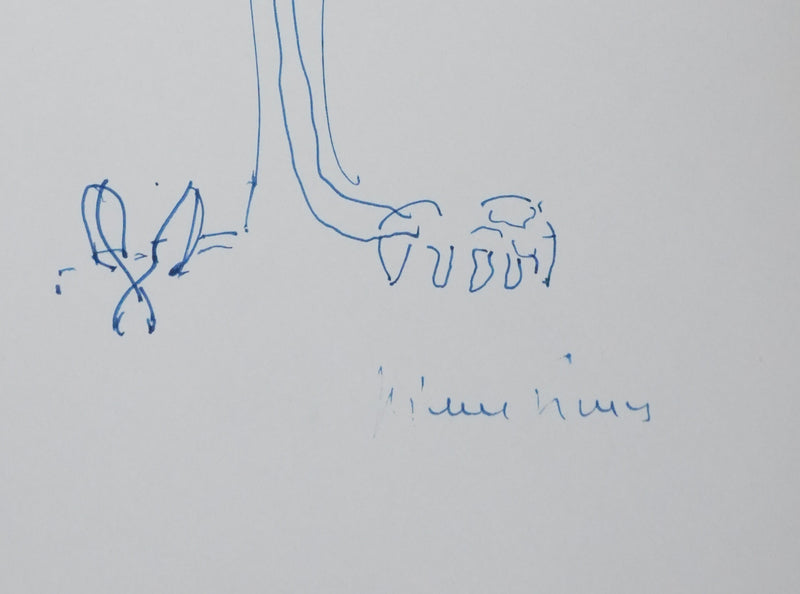 Autographe original de Pierre SIMON (photo de détail 2) - Crédit photo : Galerie Art.Paris