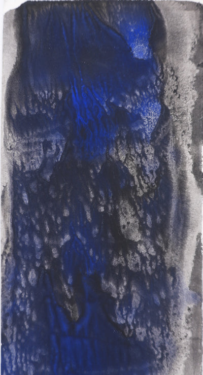 Georges HUGNET : Cascade, Gouache originale signée