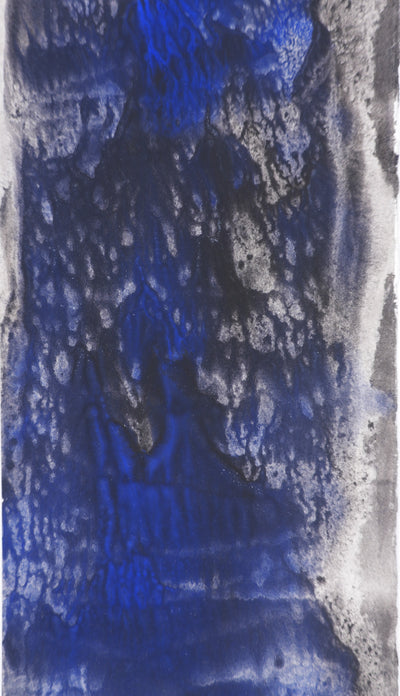 Georges HUGNET : Cascade, Gouache originale signée