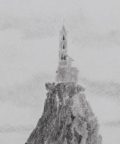 Camille COMBE : Jusqu'aux mages, Gravure originale signée