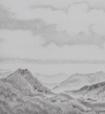 Camille COMBE : Jusqu'aux mages, Gravure originale signée
