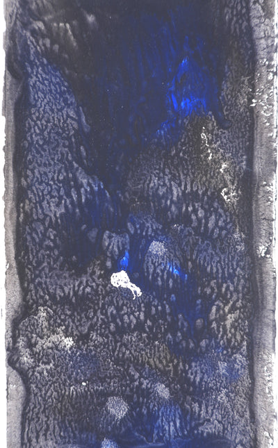 Georges HUGNET : Nuit d'Azur, Gouache originale signée