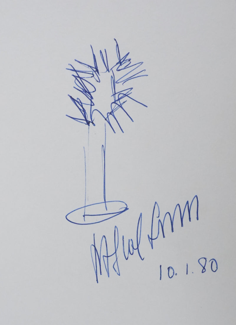 Autographe original de Pascal SEVRAN (vue générale) - Crédit photo : Galerie Art.Paris