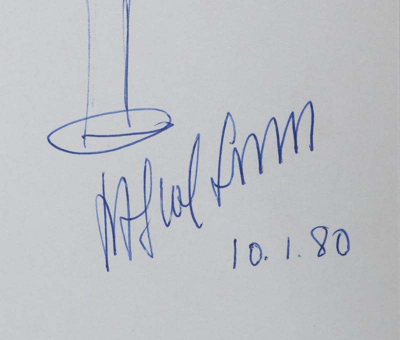 Autographe original de Pascal SEVRAN (photo de détail 2) - Crédit photo : Galerie Art.Paris