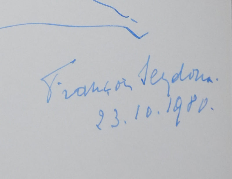 Autographe original de François SEYDOUX (photo de détail 3) - Crédit photo : Galerie Art.Paris