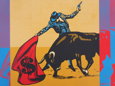 Shepard FAIREY (Obey) : Resist, Gang of Four, Sérigraphie originale signée
