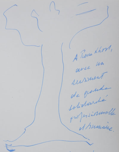 Autographe original de François SEYDOUX (photo de détail 2) - Crédit photo : Galerie Art.Paris