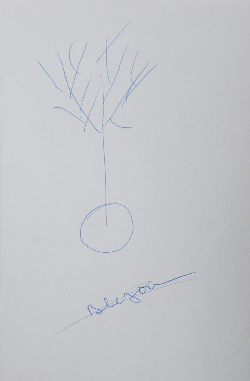 Autographe original de Bernard LEFORT (vue générale) - Crédit photo : Galerie Art.Paris