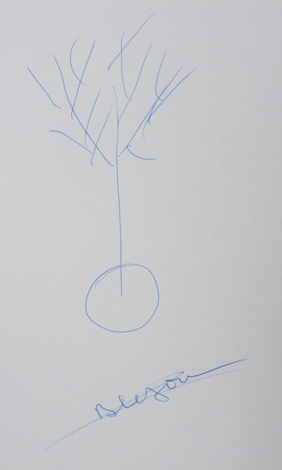 Autographe original de Bernard LEFORT (photo de détail 3) - Crédit photo : Galerie Art.Paris