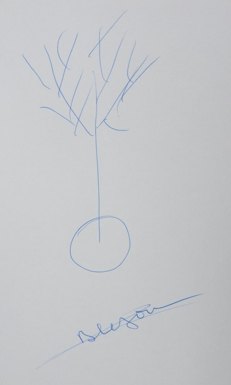 Autographe original de Bernard LEFORT (photo de détail 3) - Crédit photo : Galerie Art.Paris