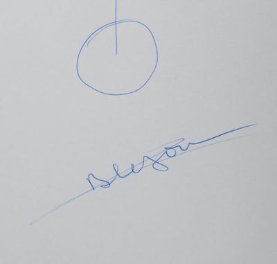 Autographe original de Bernard LEFORT (photo de détail 2) - Crédit photo : Galerie Art.Paris