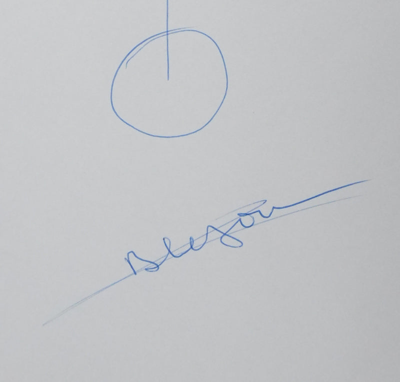 Autographe original de Bernard LEFORT (photo de détail 2) - Crédit photo : Galerie Art.Paris