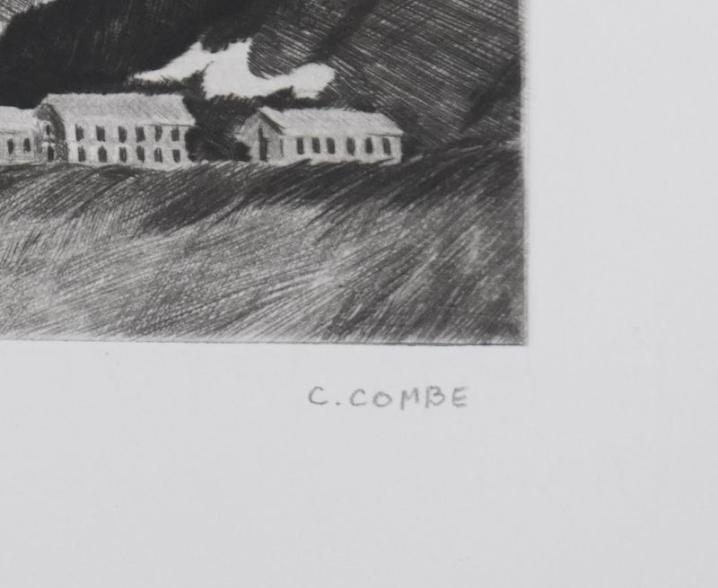Camille COMBE : Contrastes du Svalbard, Gravure originale signée