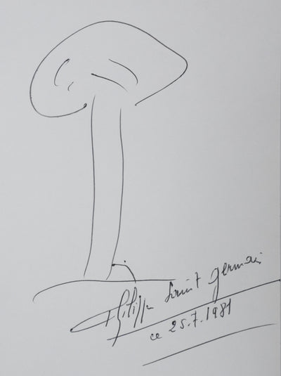 Autographe original de Philippe SAINT GERMAIN (photo de détail 2) - Crédit photo : Galerie Art.Paris