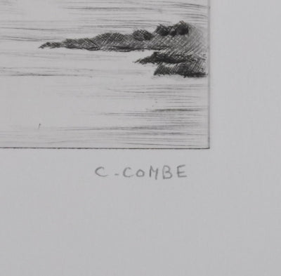 Camille COMBE : Scilly Islands, Gravure originale signée