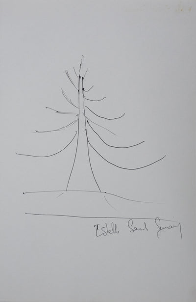 Autographe original de Estelle SAINT GERMAIN (vue générale) - Crédit photo : Galerie Art.Paris