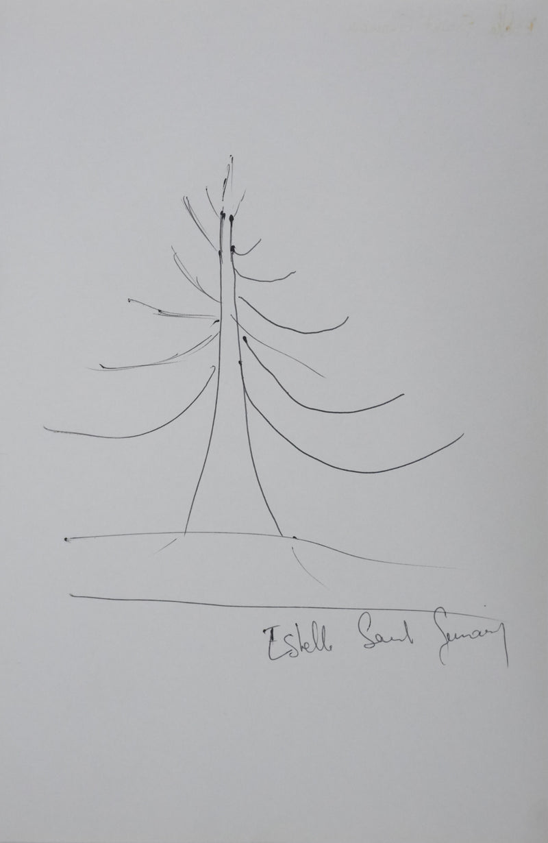 Autographe original de Estelle SAINT GERMAIN (vue générale) - Crédit photo : Galerie Art.Paris