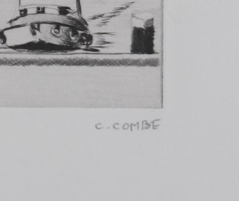 Camille COMBE : Hoorn : Harmonie, Gravure originale signée