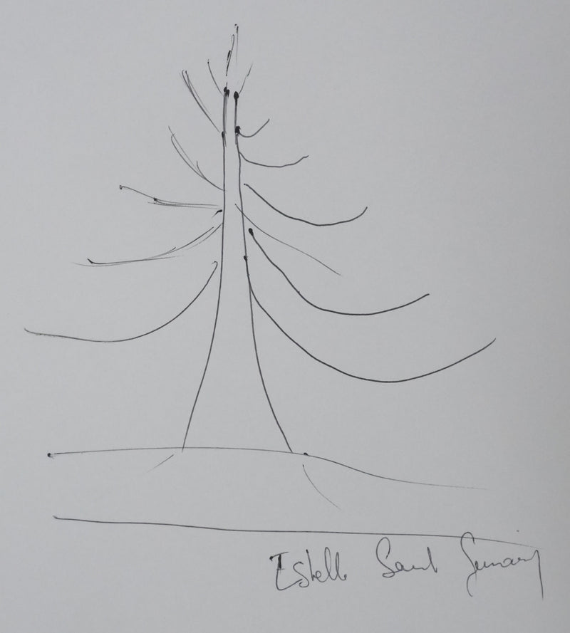 Autographe original de Estelle SAINT GERMAIN (photo de détail 3) - Crédit photo : Galerie Art.Paris