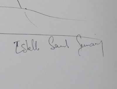 Autographe original de Estelle SAINT GERMAIN (photo de détail 2) - Crédit photo : Galerie Art.Paris