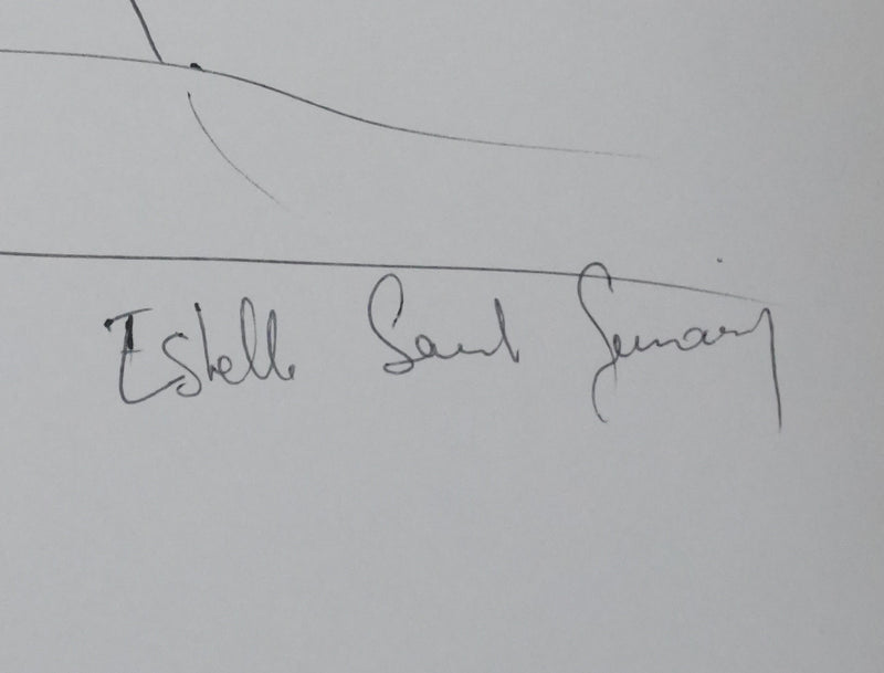 Autographe original de Estelle SAINT GERMAIN (photo de détail 2) - Crédit photo : Galerie Art.Paris