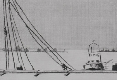 Camille COMBE : Hoorn : Harmonie, Gravure originale signée