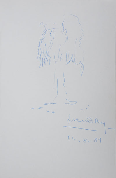 Autographe original de Henri BRY (vue générale) - Crédit photo : Galerie Art.Paris