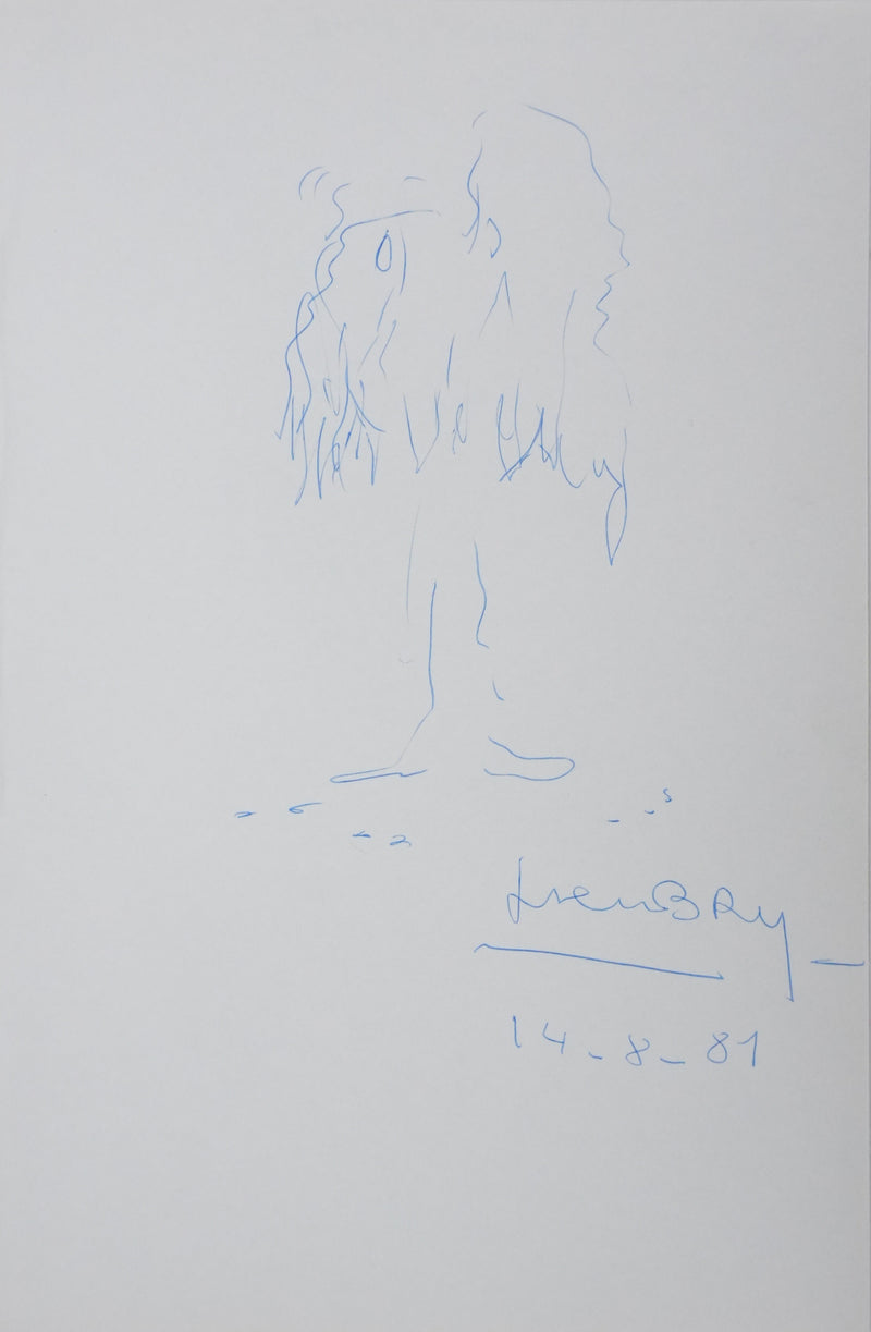 Autographe original de Henri BRY (vue générale) - Crédit photo : Galerie Art.Paris