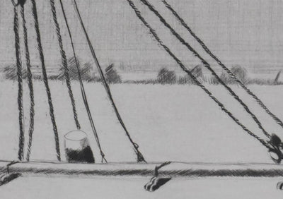 Camille COMBE : Hoorn : Harmonie, Gravure originale signée