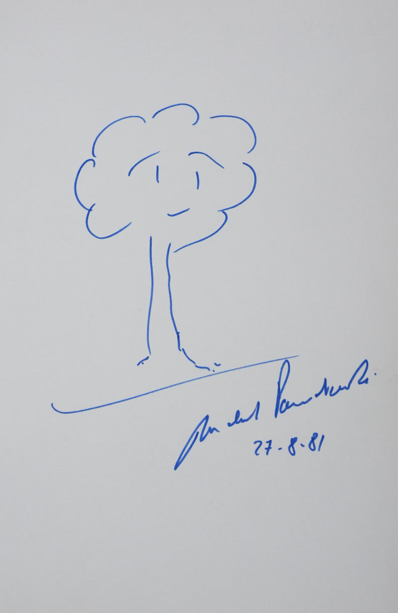 Autographe original de Michel PONIATOWSKI (vue générale) - Crédit photo : Galerie Art.Paris