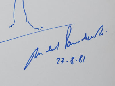 Autographe original de Michel PONIATOWSKI (photo de détail 2) - Crédit photo : Galerie Art.Paris