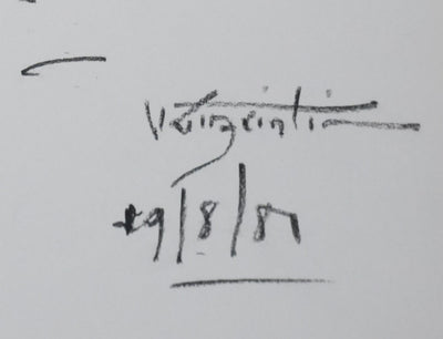 Autographe original de VICTOR (photo de détail 2) - Crédit photo : Galerie Art.Paris