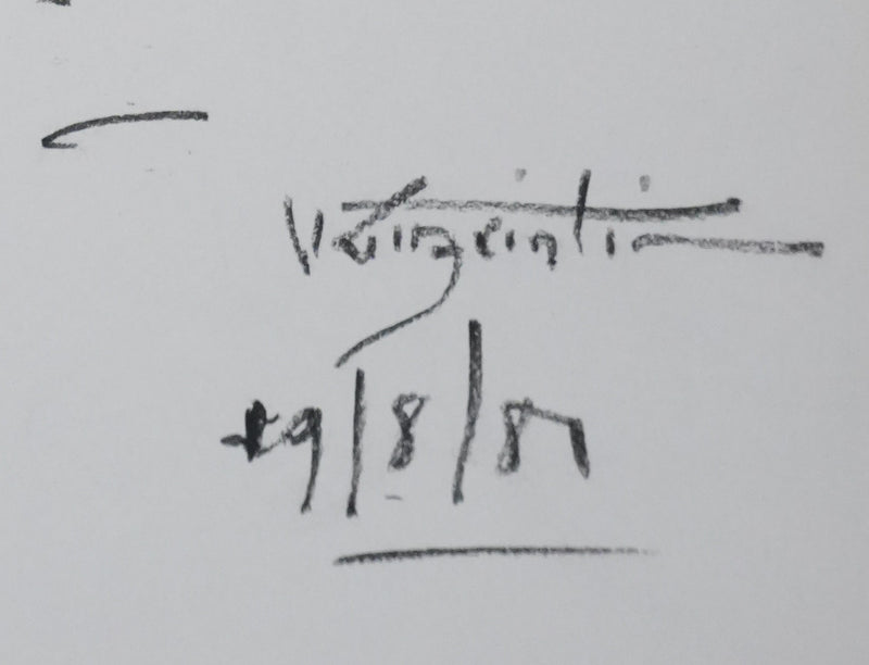 Autographe original de VICTOR (photo de détail 2) - Crédit photo : Galerie Art.Paris