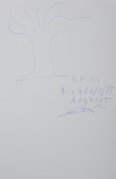 Autographe original de AUDIBERT (vue générale) - Crédit photo : Galerie Art.Paris