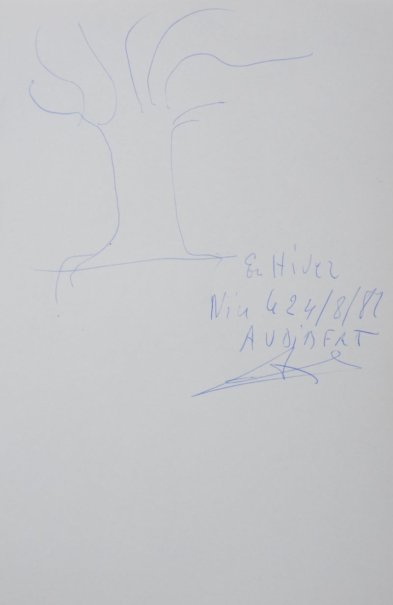 Autographe original de AUDIBERT (vue générale) - Crédit photo : Galerie Art.Paris