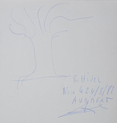 Autographe original de AUDIBERT (photo de détail 3) - Crédit photo : Galerie Art.Paris