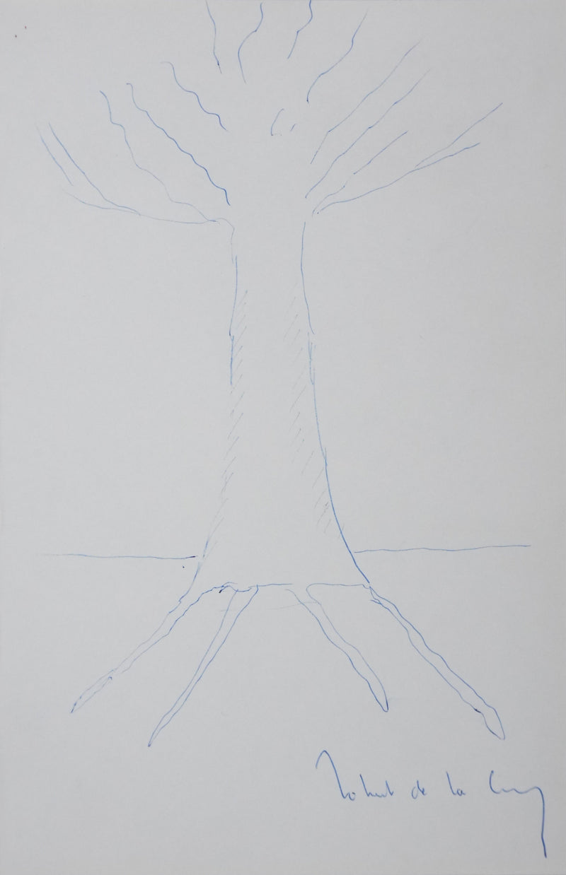 Autographe original de Robert DE LA CROIX (vue générale) - Crédit photo : Galerie Art.Paris