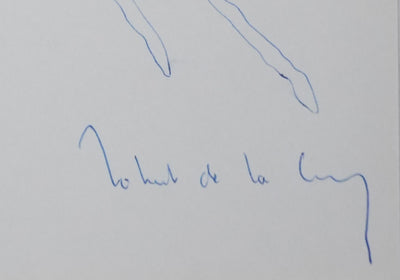 Autographe original de Robert DE LA CROIX (photo de détail 2) - Crédit photo : Galerie Art.Paris